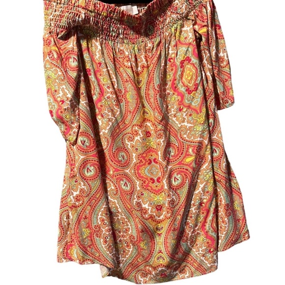 Laundry by Shelli Segal Off the Shoulder Dress Sz 10 - Picture 2 of 4